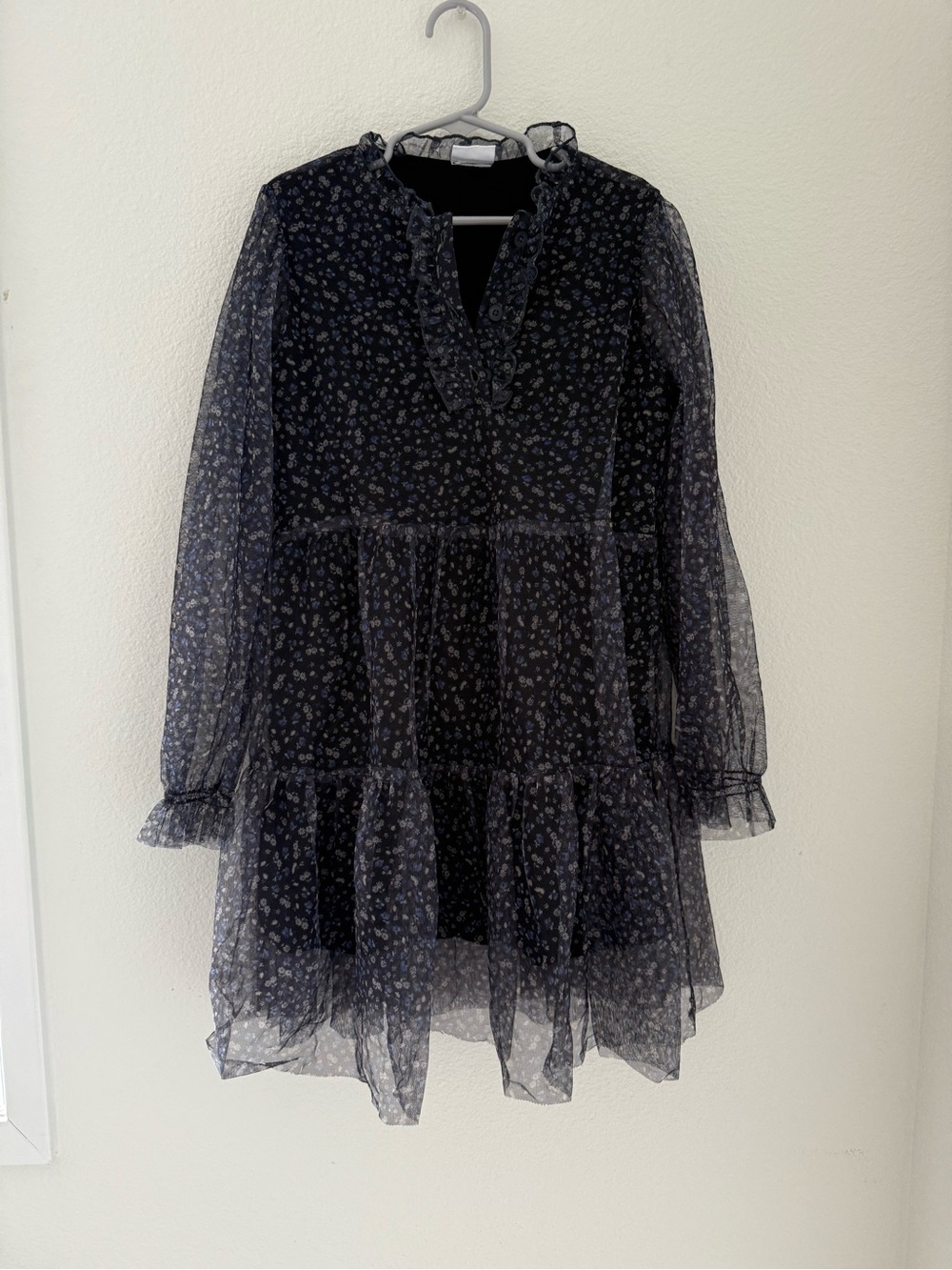 Zara girls tulle tier dress